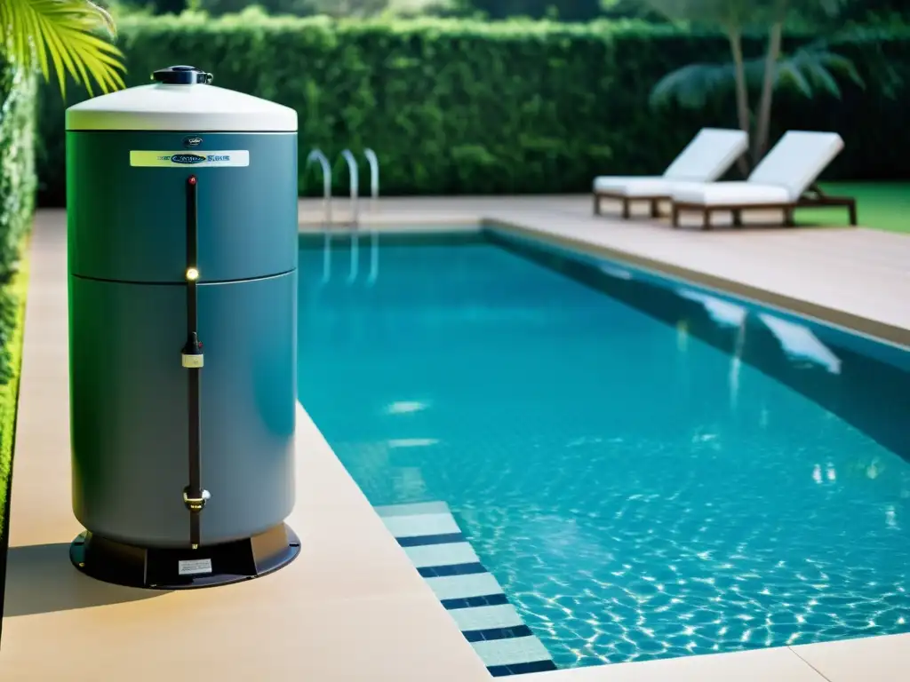 Purificación innovadora para piscinas: un sistema de filtración de vanguardia Un sistema de purificación de agua de piscina de última generación que garantiza los mejores estándares de calidad y claridad del agua